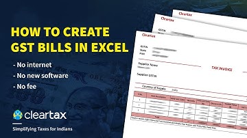How to create error-free GST Bills (invoices) in Excel? Excel में चालान कैसे बनाएं