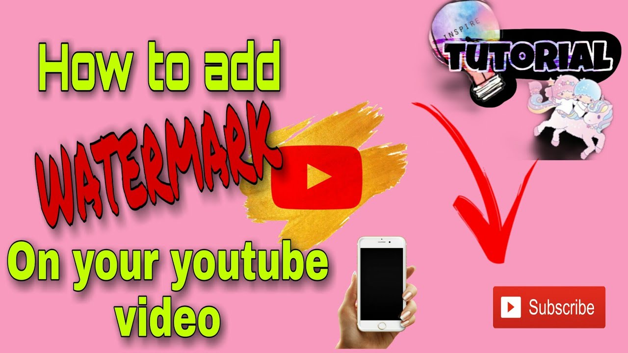 HOW TO ADD WATERMARK ON YOUR YOUTUBE VIDEO USING CELLPHONE | STEP BY ...