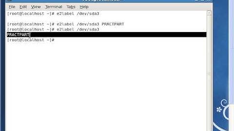 RHCSA PREP: Answer to Question 16 (linux partition label)