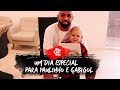 Um dia especial para Paulinho e Gabigol