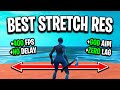 The BEST Stretched Resolution in Fortnite! (FPS Boost &amp; 0 Input Delay)
