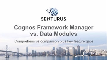 Cognos: Framework Manager vs. Data Modules