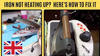 Sunbeam turbo steam master professional iron won’t heat up