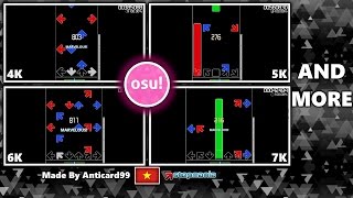 osu!skin Stepmania  [ 4k-9k ] [ Great for osu!newbie ] -Anticard99-