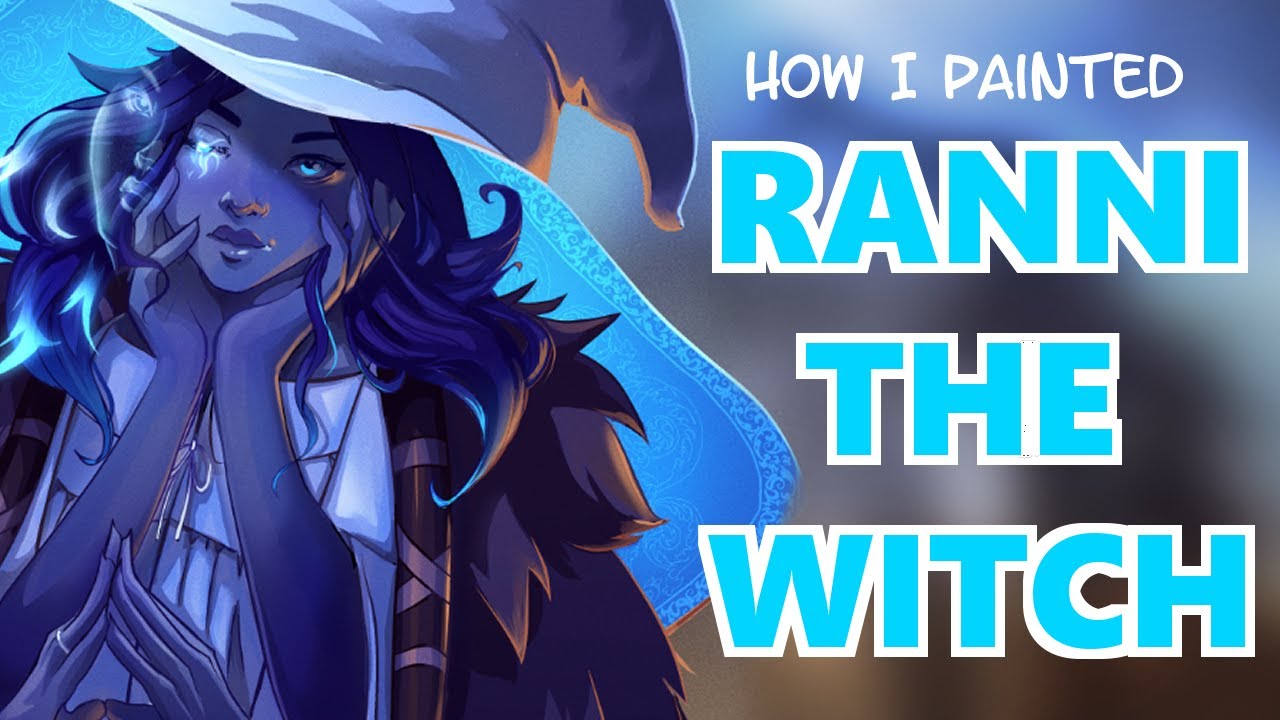 How I painted Ranni the Witch | Elden Ring fanart |【Clip Studio Paint ...