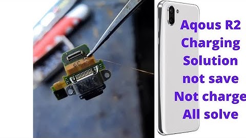 Aqous R2 charging solution not charging not saving