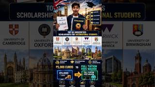 UK Scholarship Se FREE Padhai? 😳| ₹5,000 Euro Se Full Tuition Waiver Tak! #UKScholarship #StudyInUK