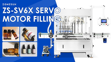 ZONESUN Automatic 6 Heads Servo Liquid Filling Machine