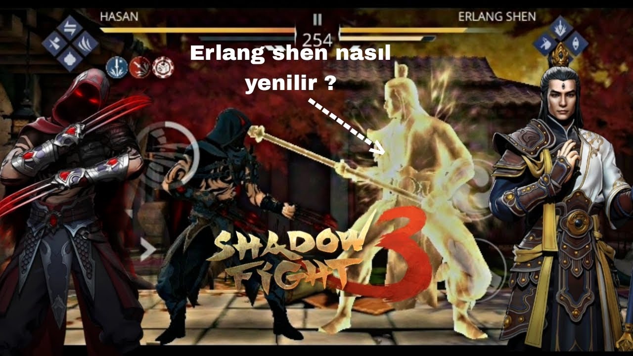 Shadow fight 3 Lynx İsim hırsızı setiyle Erlang shen zor modu nasıl yenilir ?