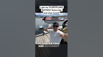 I got my Float Plane Rating!! | Pilots and Aviation Education