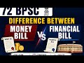 Difference between money Bill and financial bill 💰 बीपीएससी इकोनॉमिक्स concept #72bpsc #bssconline