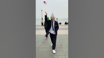 Ultraman dance Zero Ginga Tiktok tik tok Z 奧特曼兄弟的精彩舞蹈系列 （黄鸭妹妹和奥特曼们搞笑瞬间） 2023 #shorts 253
