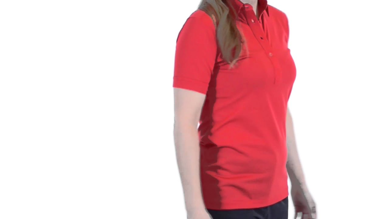 High-Performance Polo Shirt - Short Sleeve (For Women) 