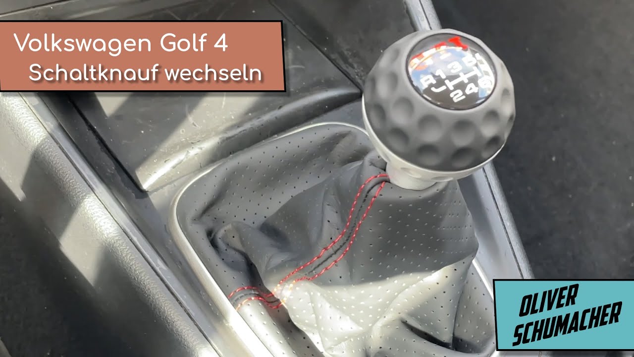 Schaltknauf wechseln / Volkswagen Golf 4 / Tutorial / Anleitung / Quicktipp  