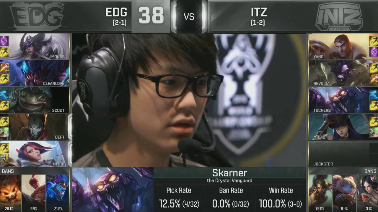EDG vs INTZ | World Championship 2016 | Group Stage | Group C | Day 6