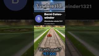 Sub to be next! #rocketleague #rl #shorts #shortsfeed #shoutout #popular #subscribe #like #gains