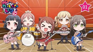 BanG Dream! Girls Band Party!☆PICO～OHMORI～ Episode 1 (with English subtitles)