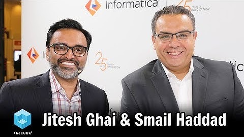 Jitesh Ghai, Informatica and Smail Haddad, Toyota | Informatica World 2018