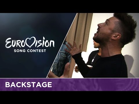 Sergey Lazarev (Russia) rehearses You Are The Only One