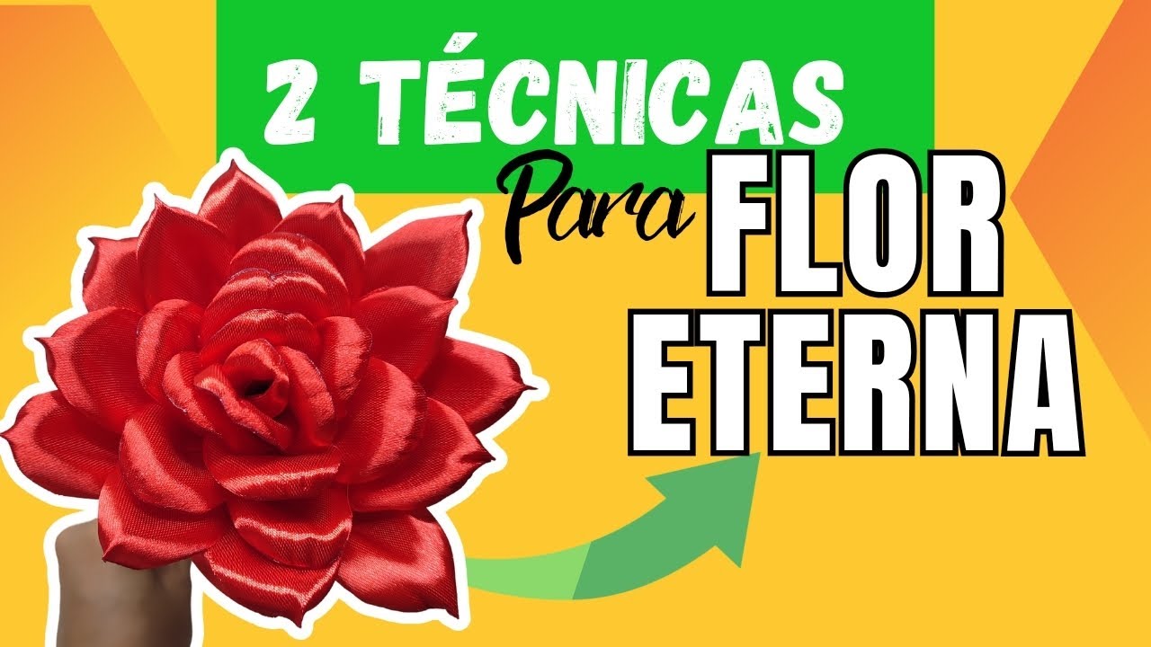 🌹Cómo hacer Flores Eternas Perfectas/Eternal Ribbon Flawers 