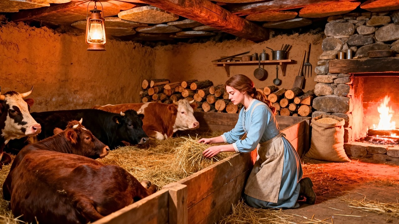 Kicked Out at 20, She Dug an Underground Hill Shelter — And Saved Her Cows at -22°