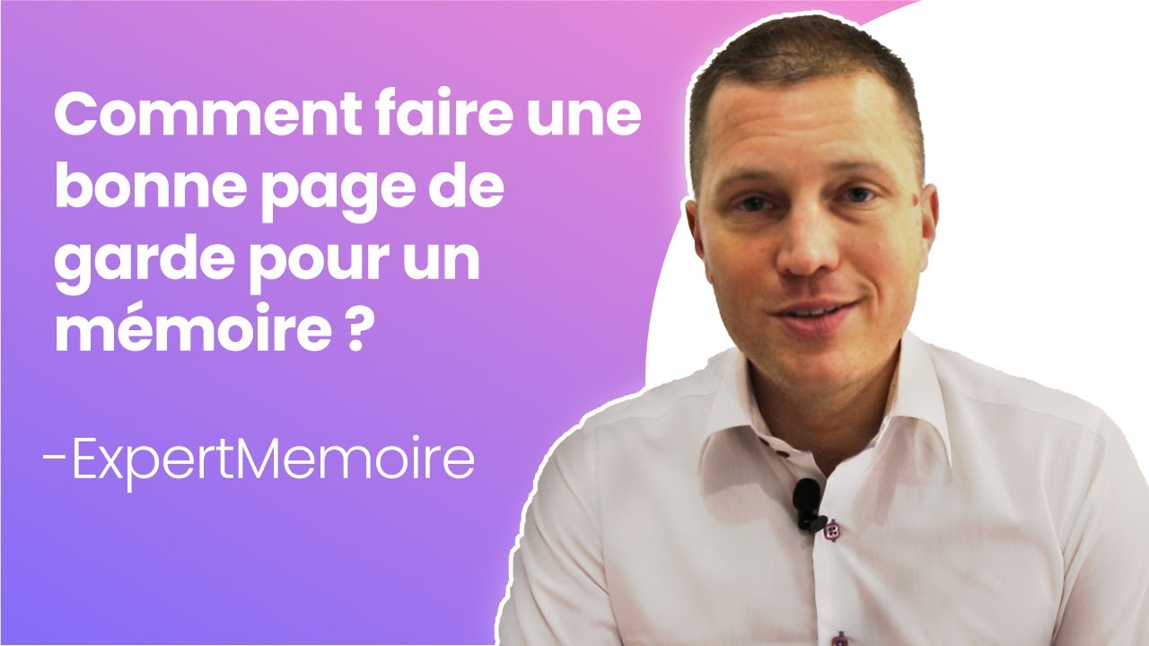 Mémoire Master 2 Aix En Provence Presentaion Page De Garde Comment Faire une Bonne Page de Garde pour un Mémoire? - YouTube