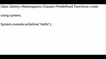 .NET Framework - Base Class Library - Dot Net Video Tutorials in Telugu - PART 6