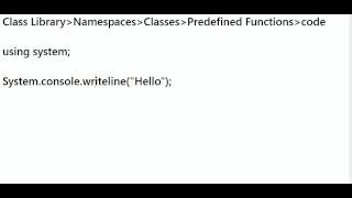 .net framework - base class library dot net video tutorials in telugu
part 6