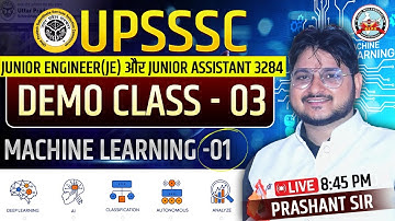 DEMO CLASS 03 JUNIOR ENGINEER (JE) & JUNIOR ASSISTANT 3284 MISSION COMPUTER BATCH #computer #upsssc