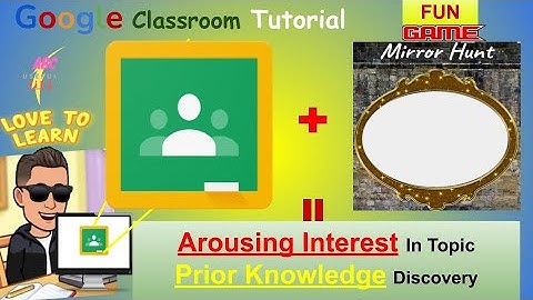 FUN GAME to Play in Google Classroom Tutorial - Mirror Hunt - Arousing Interest for Lesson EdTech