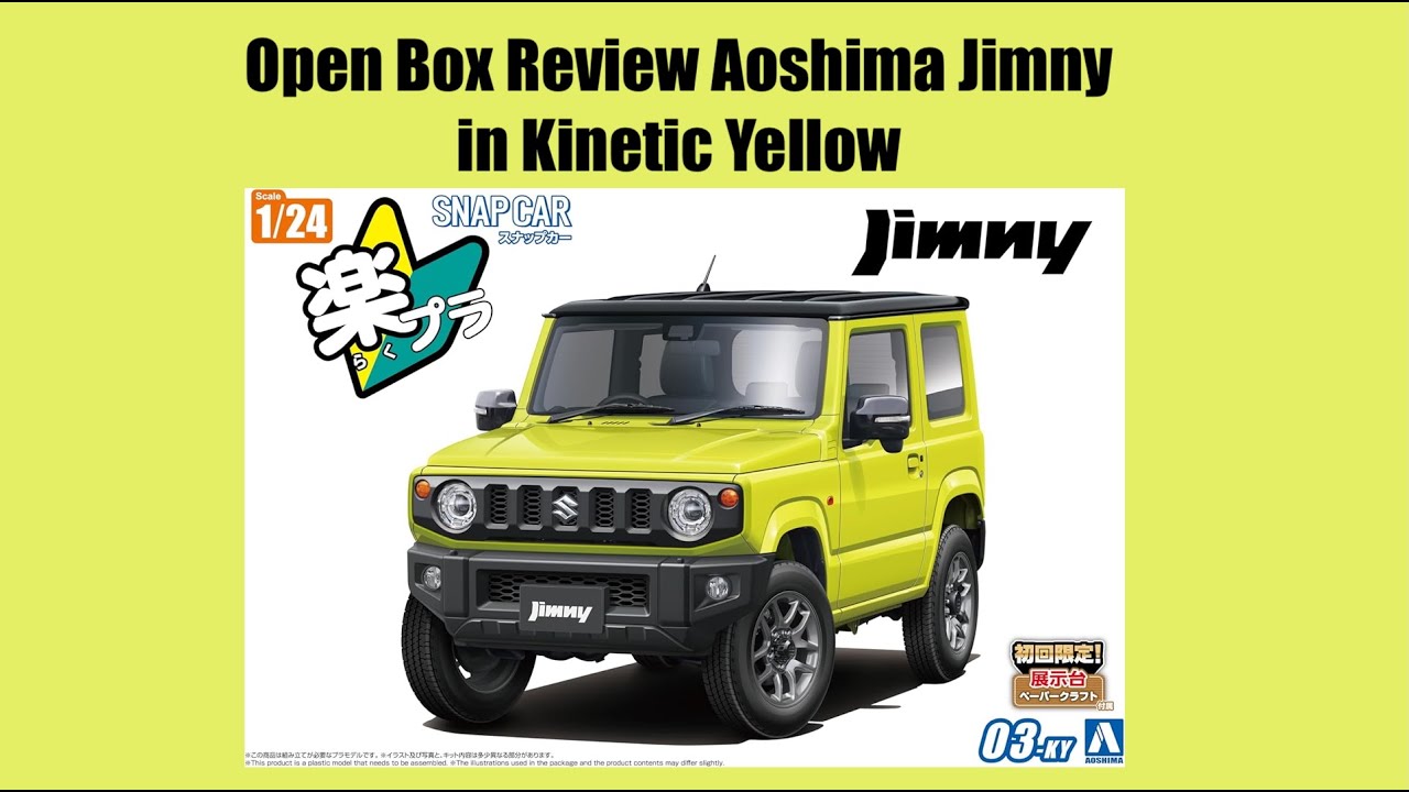 Обзор модели Suzuki Jimny от Aoshima — ссылки ниже.