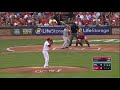 Scott Schebler robs Stephen Vogt of a home run