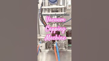 Vacuum capping machine #vacuumcappingmachine #packagingmachine #cappingmachine #packingmachine