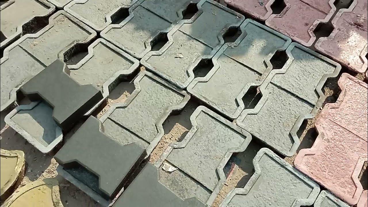 Tuff tile making Process Paver Block Machine Money Making Business Ideas Floor Roof tile