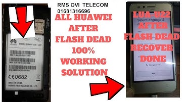 Huawei Y3II LUA-U22 Dead Boot Repair 1000% Done  GSM OVI