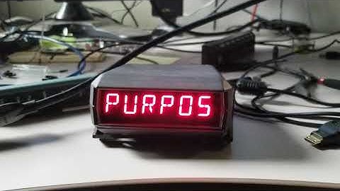 Alphanumeric display