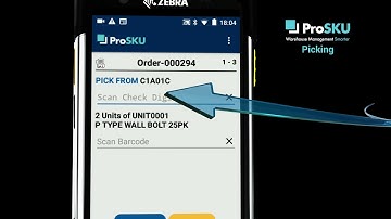 ProSKU App - Picking