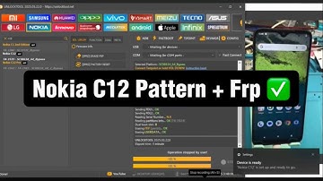 Nokia C12 TA-1535 Pattern + Frp bypass with UNLOCK TOOL via Testpoint