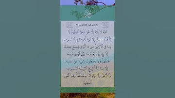 Ayatul kursi(255/286) #surahalbaqarah #القرآن #quran #سورة_البقرة #ramadan #رمضان #ayatulkursi #fyp