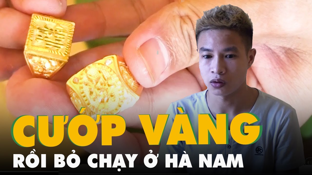 Vào tiệm vàng vờ hỏi mua, cướp giật 2 nhẫn vàng 9 chỉ... - youtube