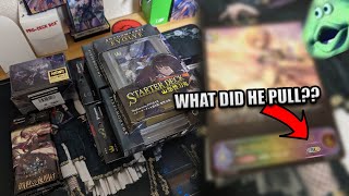 Mentally Exhausted Man with 0 Knowledge on Shadowverse Evolve opens Shadowverse Evolve Product
