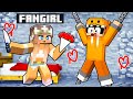 Trolling A CRAZY FAN GIRL in Minecraft (Bedwars)