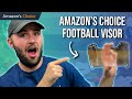 Amazons choice football visor its not what you expect