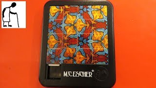 M C Escher Sliding Tile Puzzle Stop Motion Animation