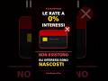 Le rate a zero interessi non esistono 💳
