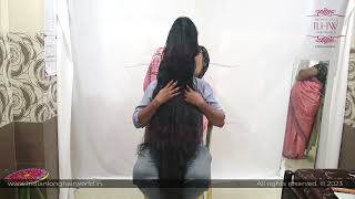 #hairplay | Long Hair Play By Husband | Hair Play By Male | Long Hair Wife's Hair Play | Full Video