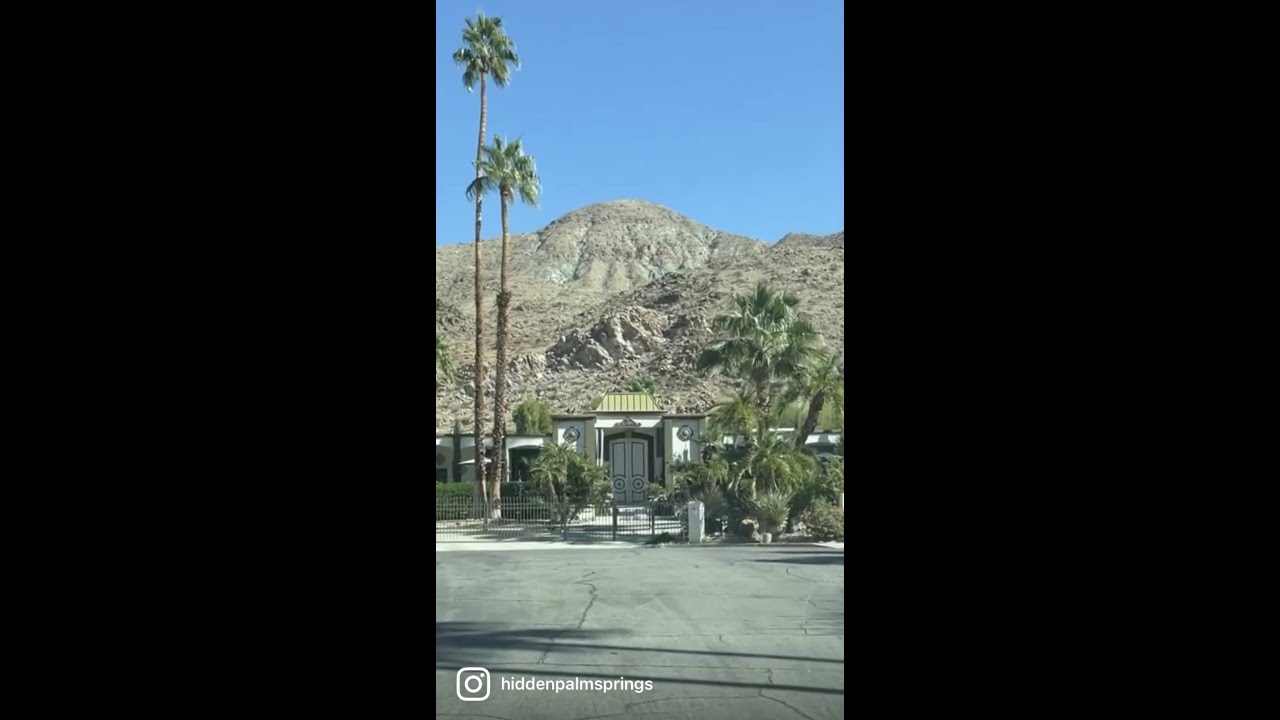 Hollywood Regency architecture in Palm Springs