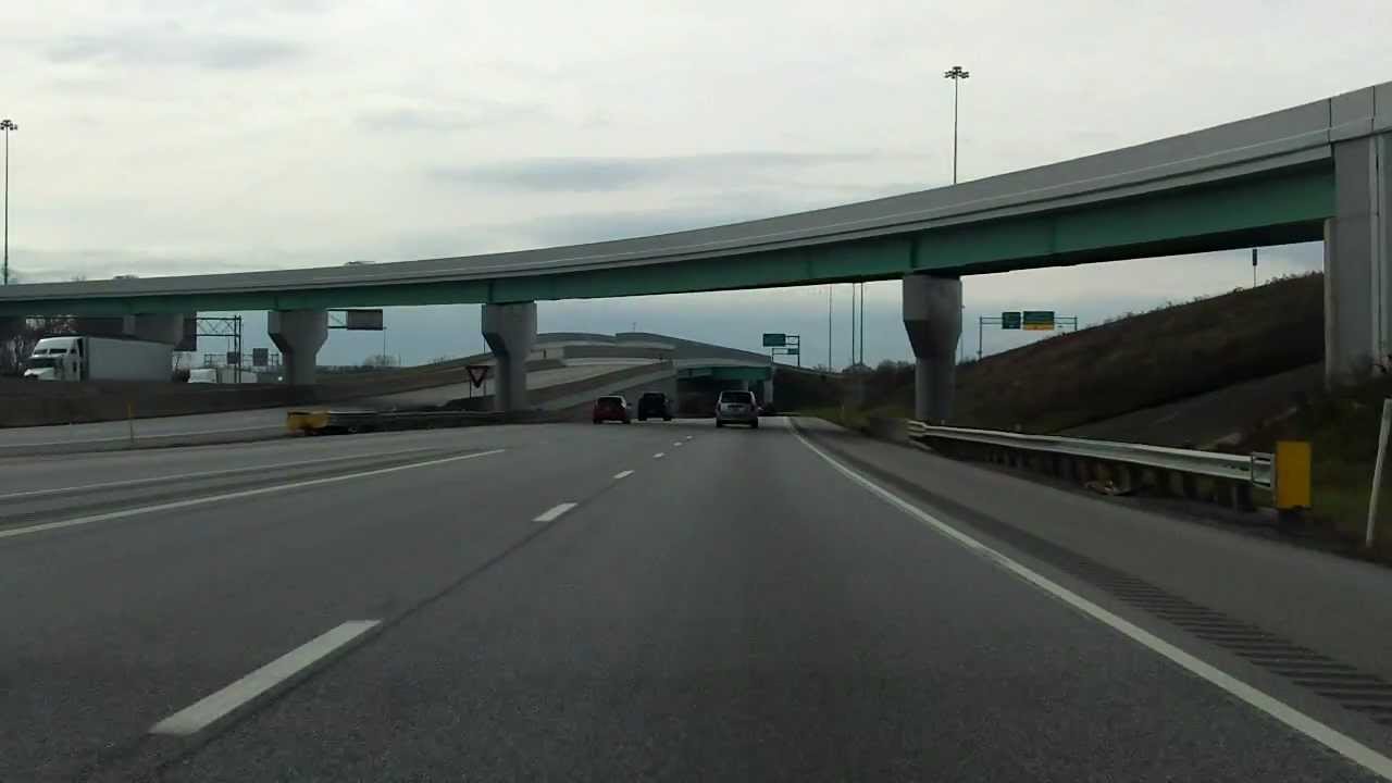 East Outerbelt Freeway (Interstate 271 Exits 34 to 26) southbound