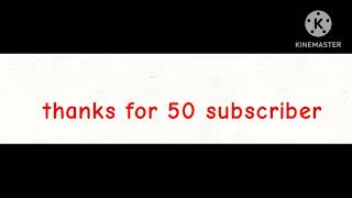THANK FOR 50 SUBS(voice reveal)