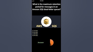 AWS SQS| Max retention period for messages in an Amazon SQS dead-letter queue?